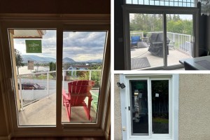 Sliding doors installed by Ecoline Windows and Doors.